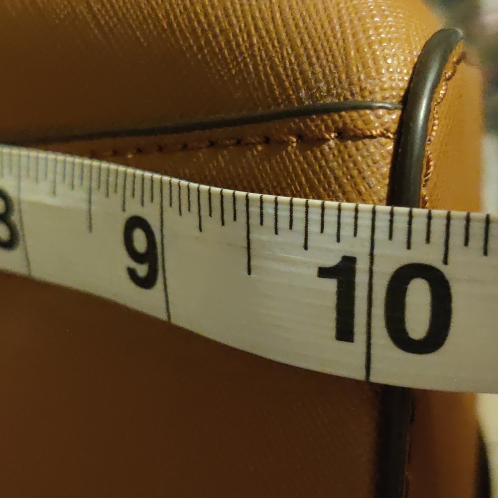 Michael Kors Brown Leather Top Zip Tote Nwt - Picture 10 of 11